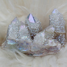 Aura spirit quartz cluster