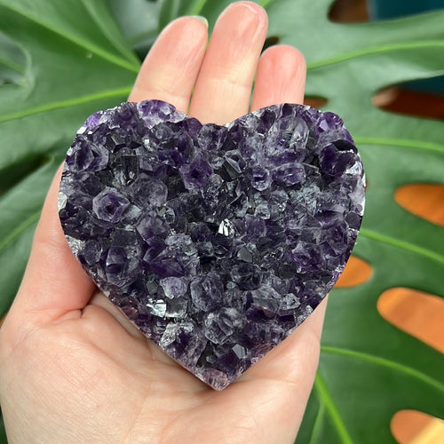 Amethyst heart