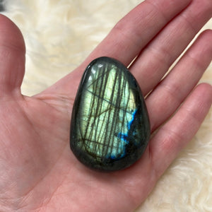 Labradorite palm stone