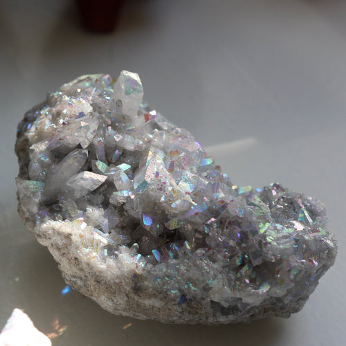 Aura Celestite Cluster