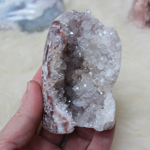 Pink amethyst freeform