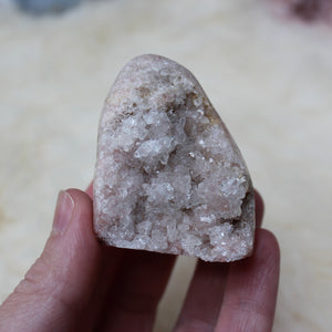 Pink amethyst freeform