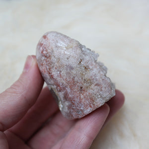 Pink amethyst freeform