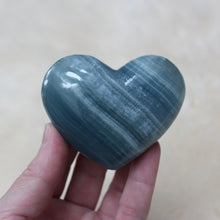 Blue onyx heart 3