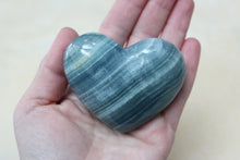 Blue onyx heart 3