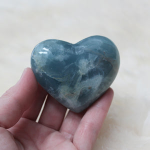 Blue onyx heart 2