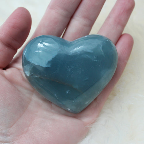 Blue onyx heart 2