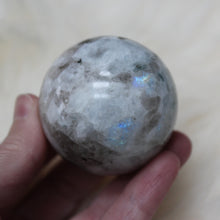Rainbow moonstone sphere