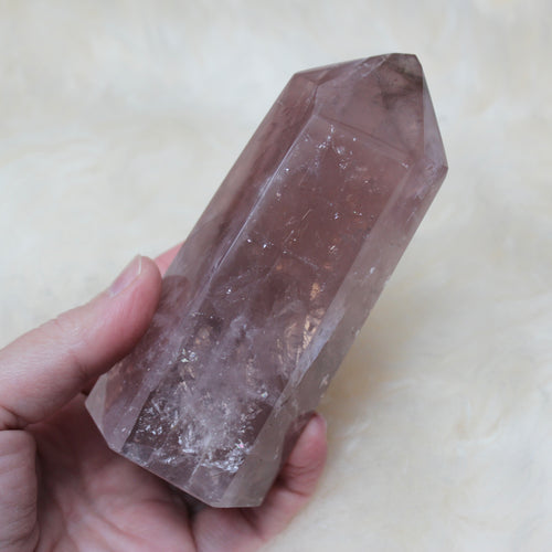 Rose quartz tower