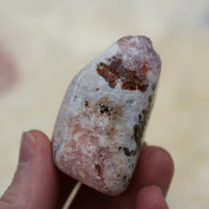 Pink amethyst freeform