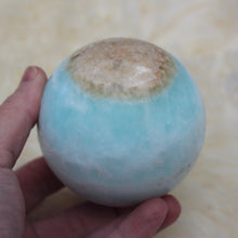 Aqua calcite sphere 2