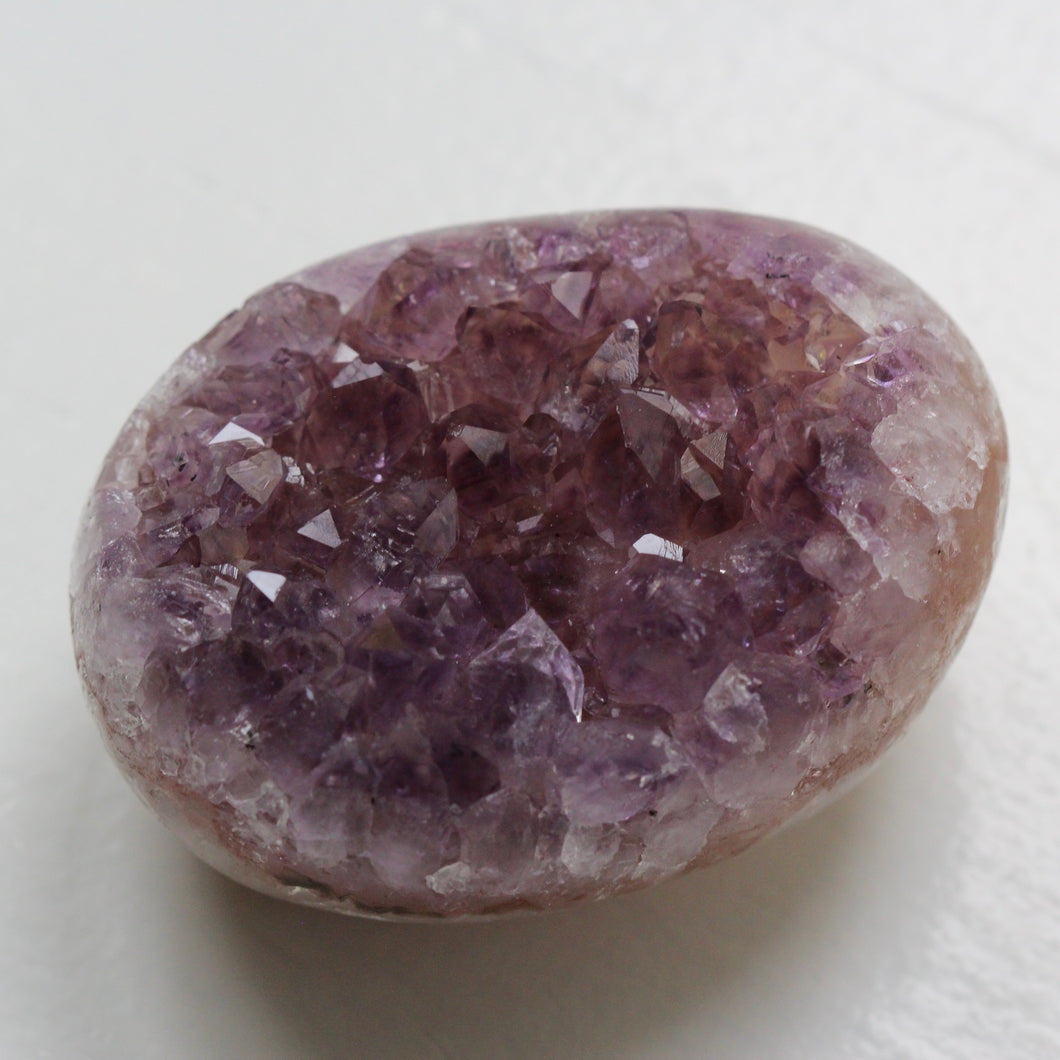 Rainbow Amethyst Palm Stone