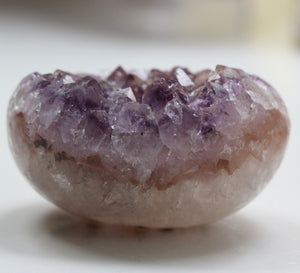 Rainbow Amethyst Palm Stone