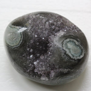 Rainbow Amethyst Palm Stone