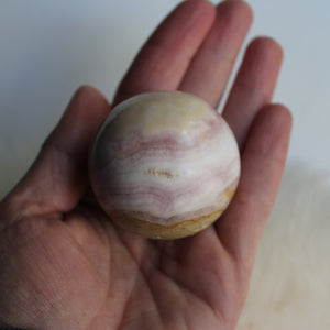 Pink Aragonite Sphere