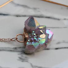 Aura amethyst spirit quartz pendant