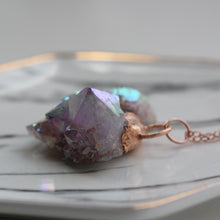 Aura amethyst spirit quartz pendant