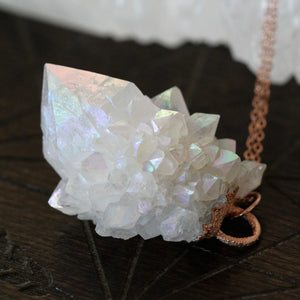 Aura spirit quartz pendant