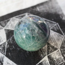Polished fluorite sphere