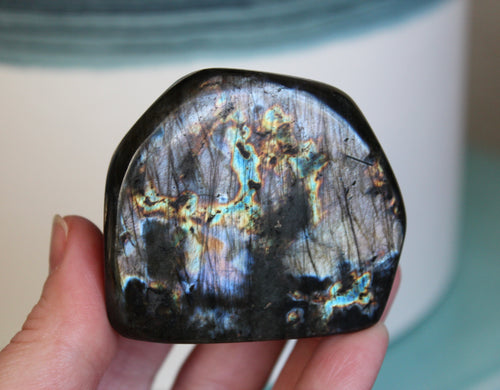 Polished labradorite freeform