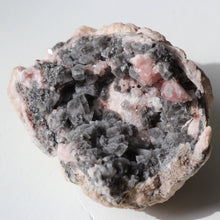 Pink amethyst geode cluster from Argentina