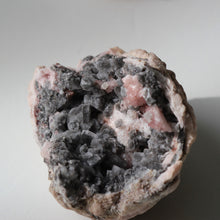 Pink amethyst geode cluster from Argentina