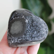 Rainbow amethyst heart