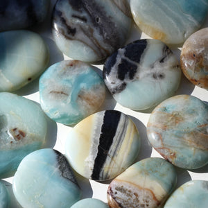 Amazonite pocket stones