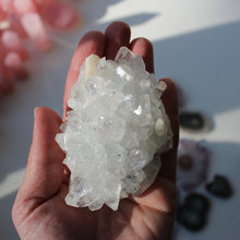 Apophyllite with stilbite cluster