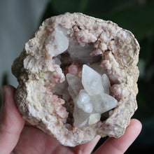 Pink amethyst geode cluster from Argentina