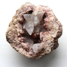 Pink amethyst geode cluster from Argentina