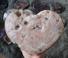 Huge pink amethyst heart